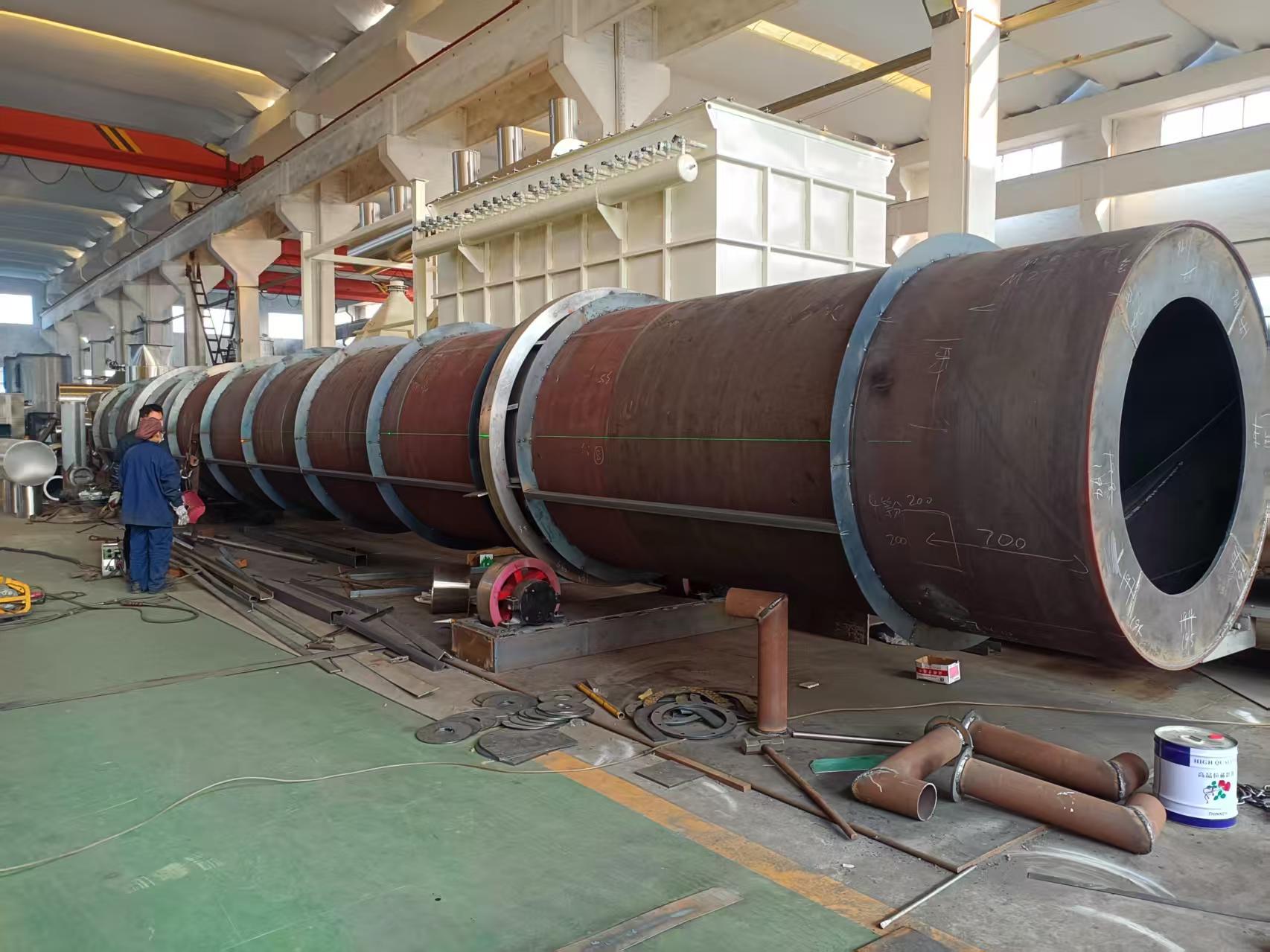 回轉滾筒干燥機操作流程