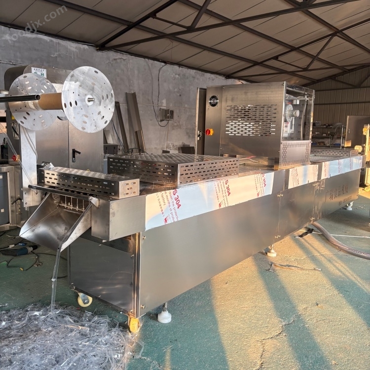 糙米团拉伸膜真空包装机