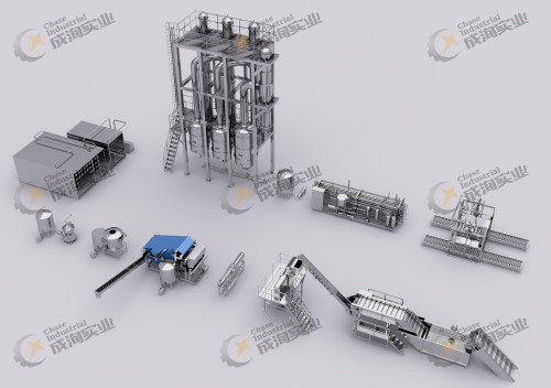 蘋果濃縮汁整線設(shè)計(jì) 工業(yè)設(shè)備布局.jpg