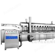 藕合全自動(dòng)油炸生產(chǎn)線 面包蝦油炸加工設(shè)備